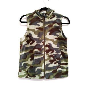 Cabela's Women's Fleece Hoodie Vest Camo Camouflaged Size Small